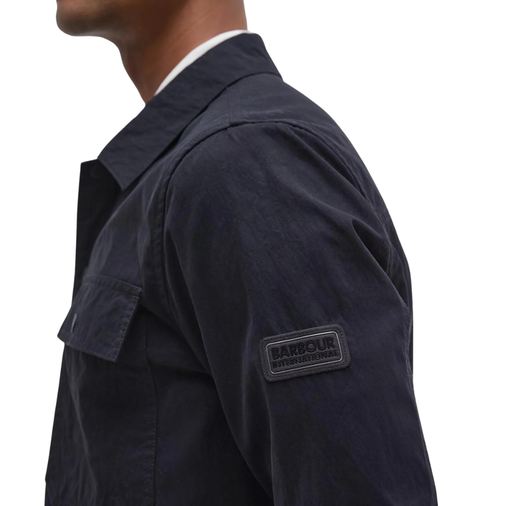 Barbour Intl. Rocco Peached Overshirt - Black