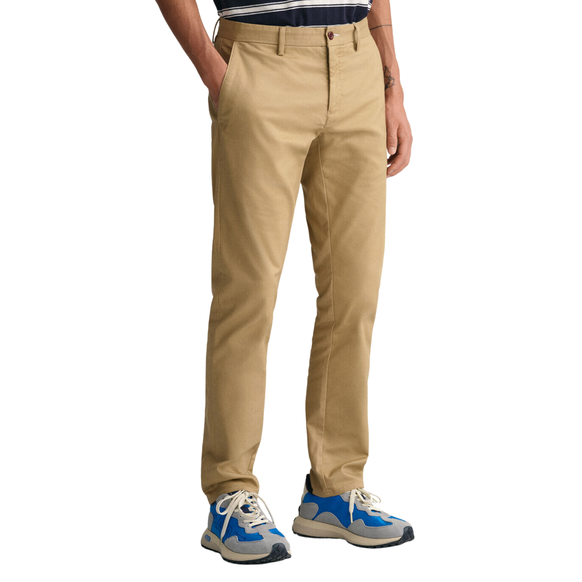 Slim Twill Chino - Dark Khaki