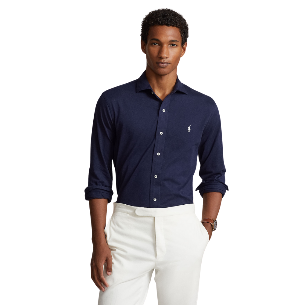 Ralph Lauren LS Smart Strech Shirt - Cruise Navy