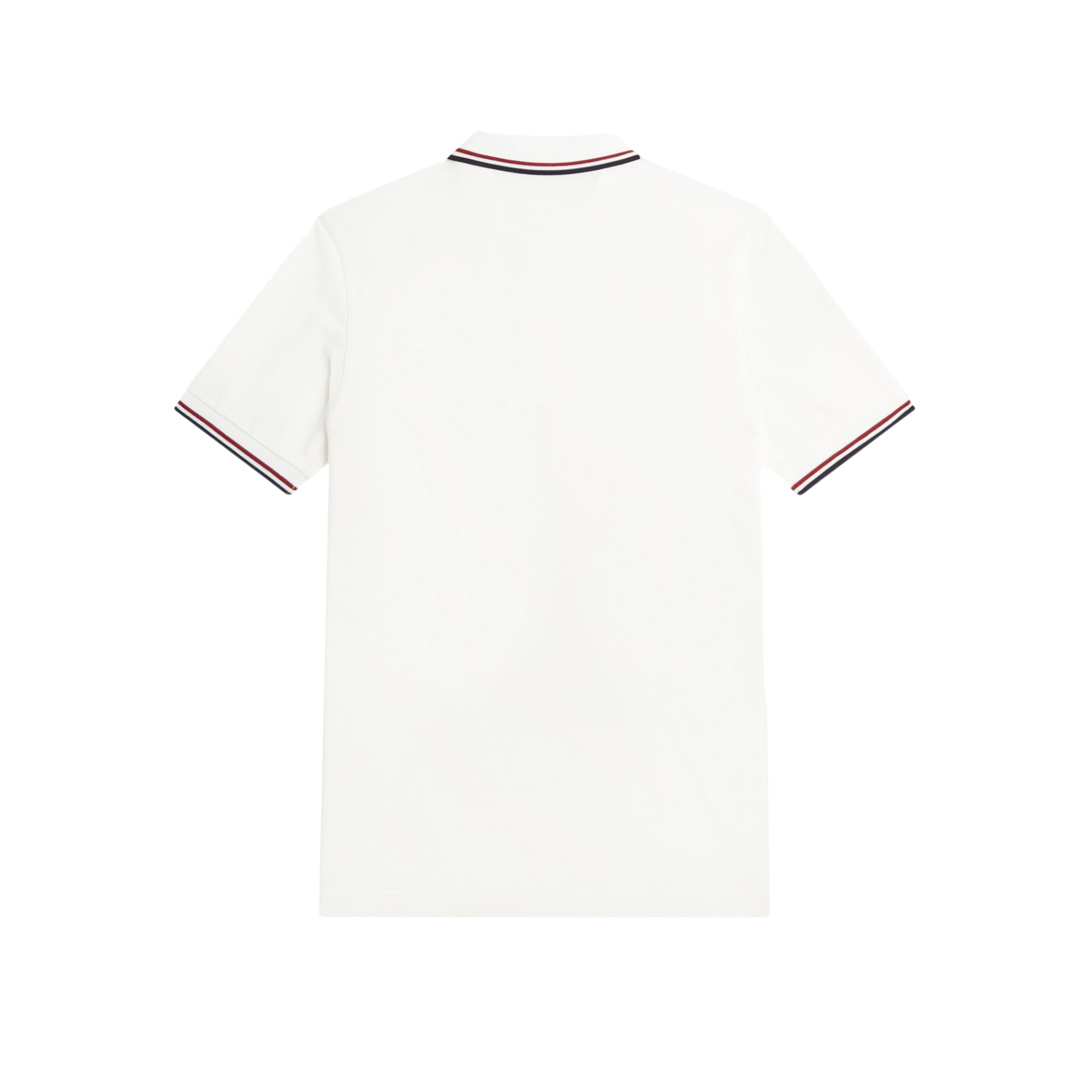 Fred Perry M3600 Twin Tipped Polo - White/Red/Navy
