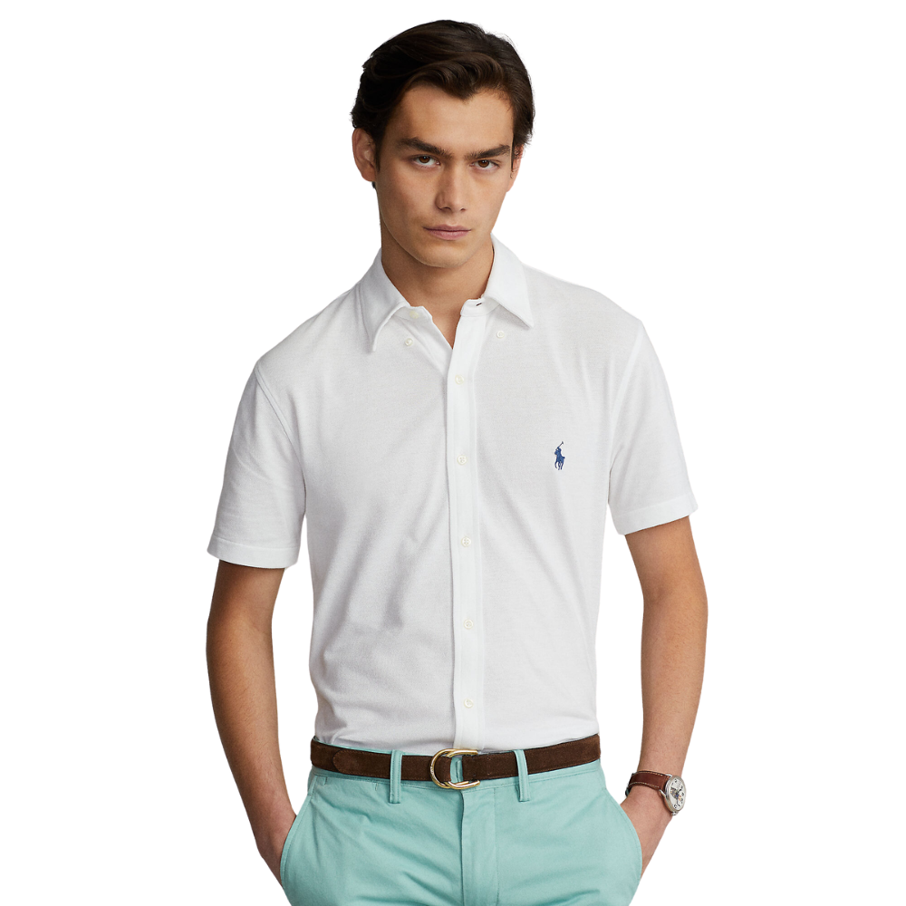 Ralph Lauren SS Mesh Shirt - White