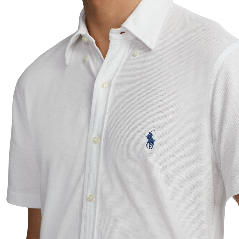 Ralph Lauren SS Mesh Shirt - White