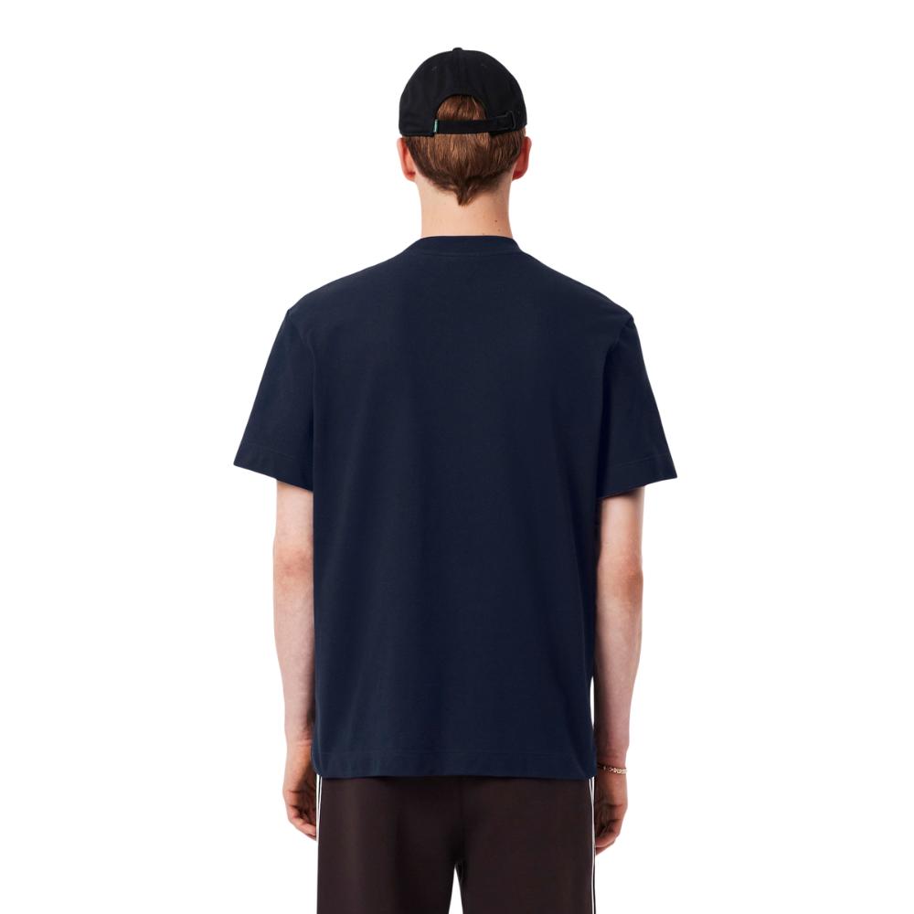 Lacoste Striped Band T-Shirt - Midnight Blue