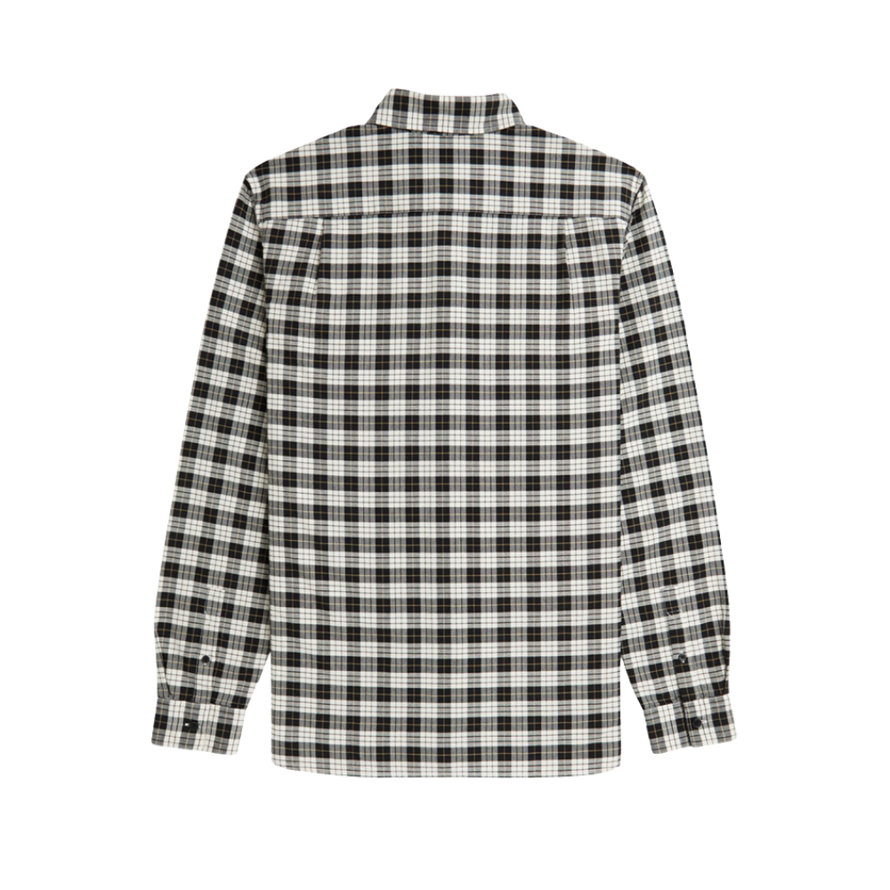 Fred Perry Tartan Oxford Shirt - Ecru