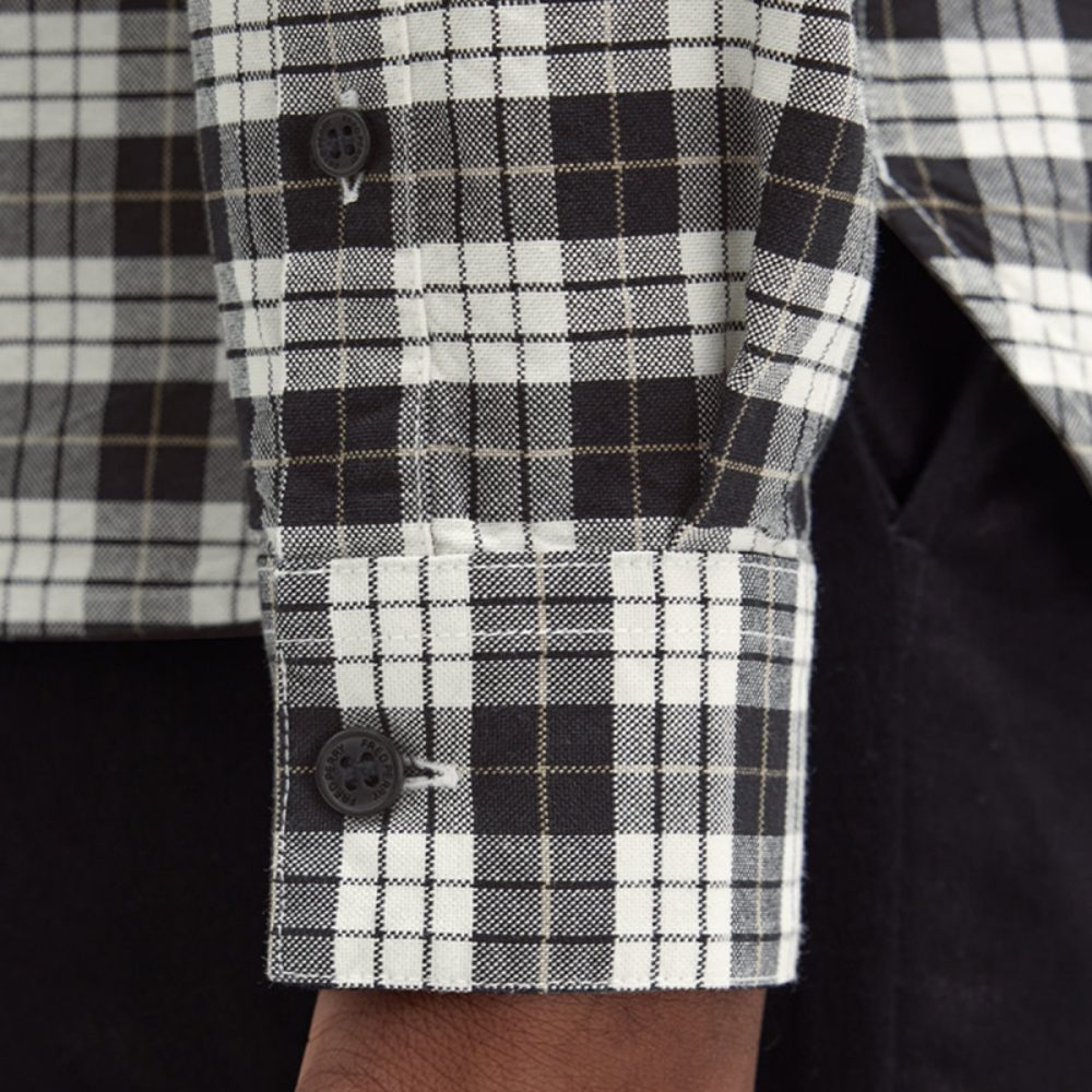 Fred Perry Tartan Oxford Shirt - Ecru