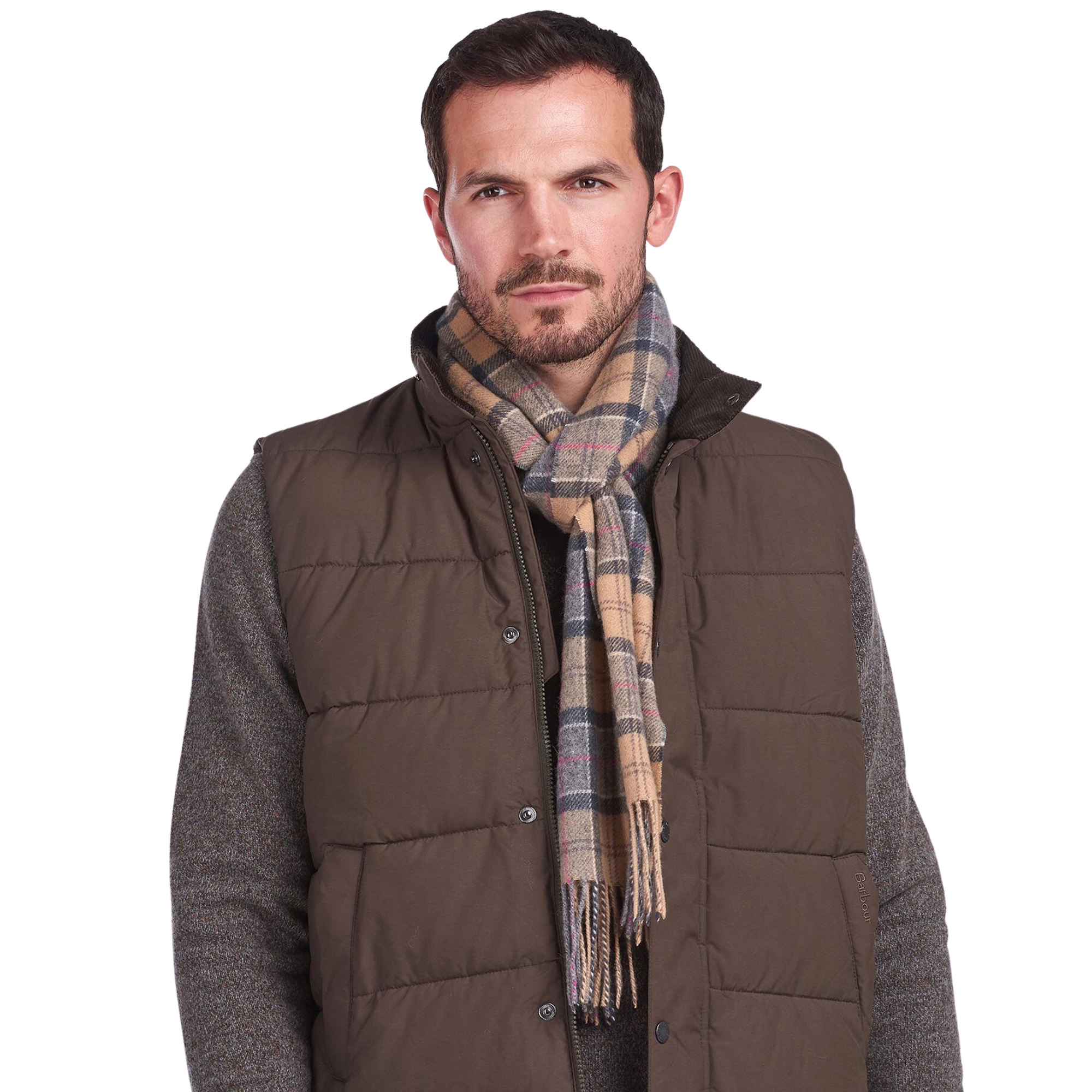 Barbour Tartan Lambswool Scarf - Dress