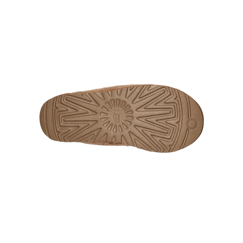 UGG Womens Tasman Maxi Curly Slippers - Chestnut