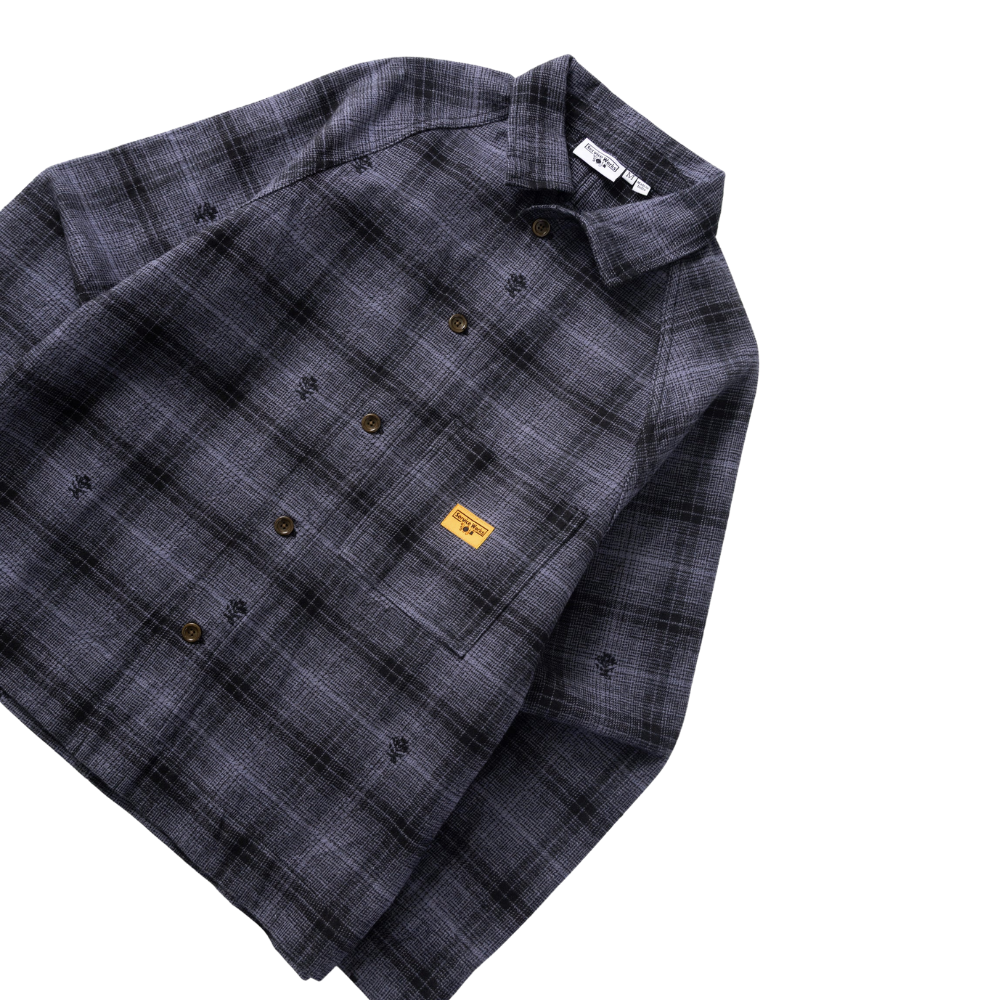 Service Works Thistle Plaid FOH Jacket - Black
