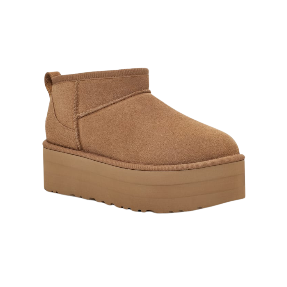 UGG Womens Classic Ultra Mini Platform - Chestnut
