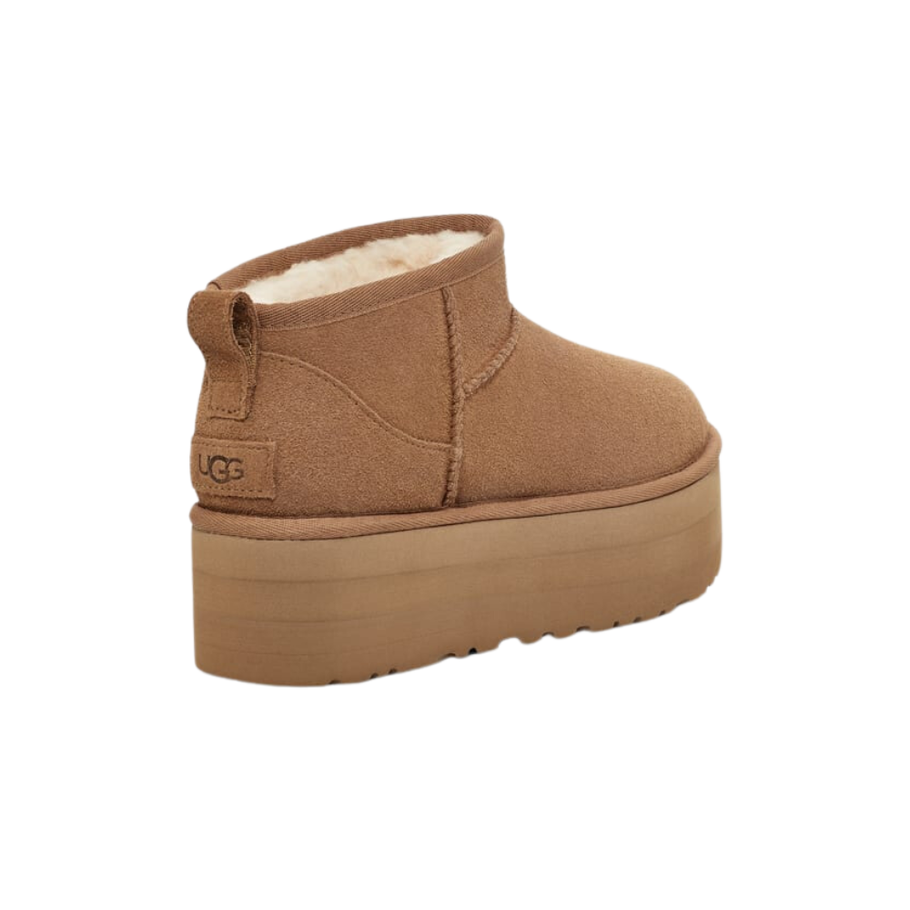 UGG Womens Classic Ultra Mini Platform - Chestnut
