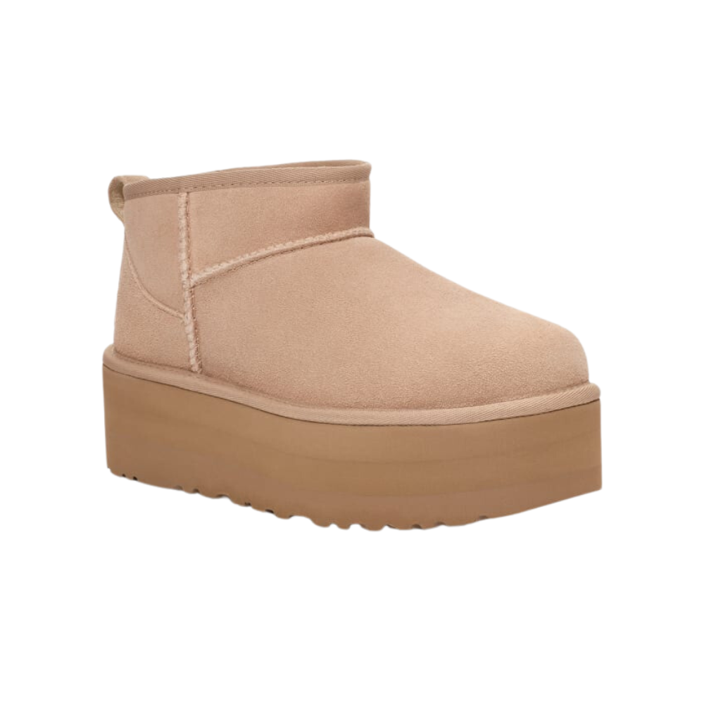 UGG Womens Classic Ultra Mini Platform - Sand
