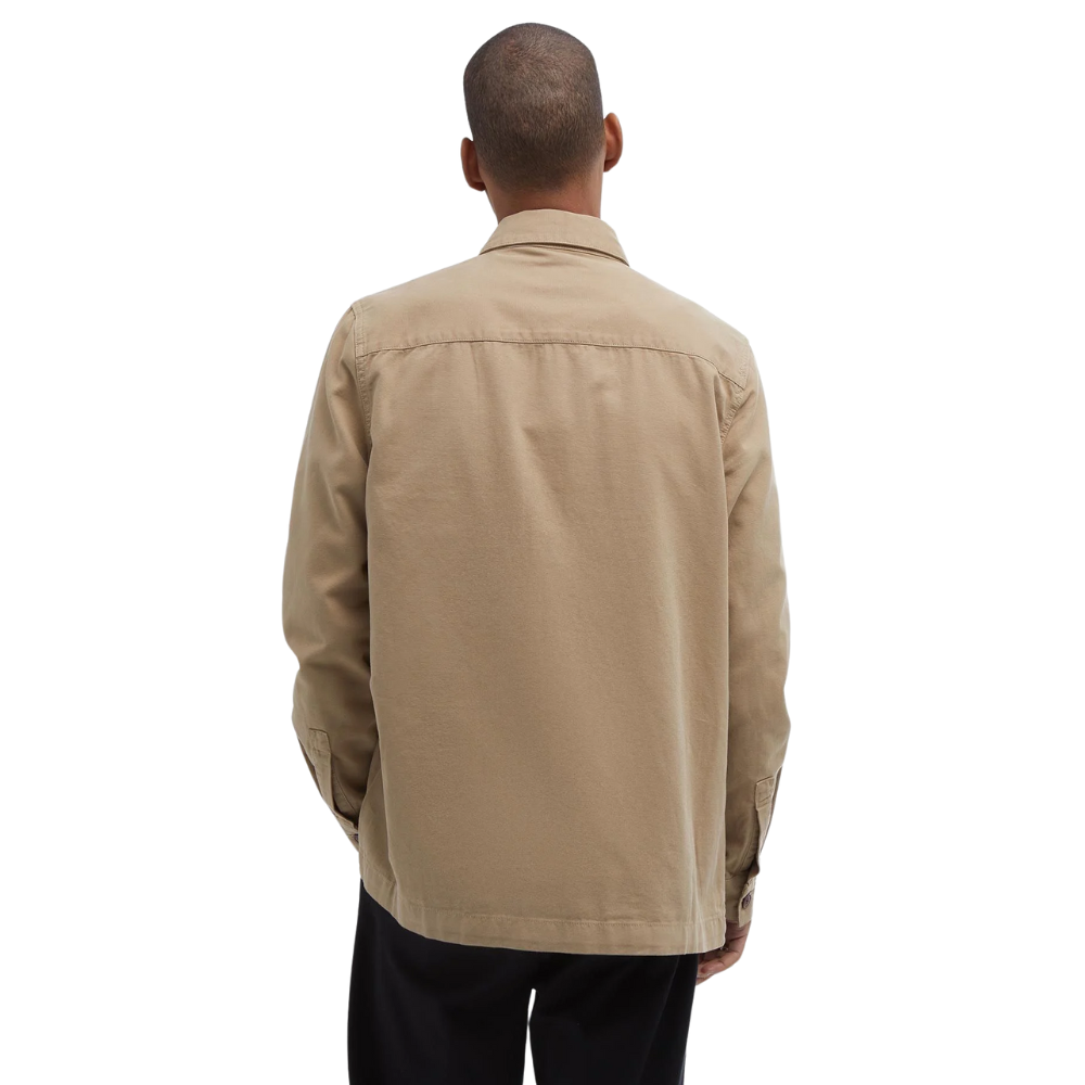 Barbour Washed Overshirt - Washed Stone