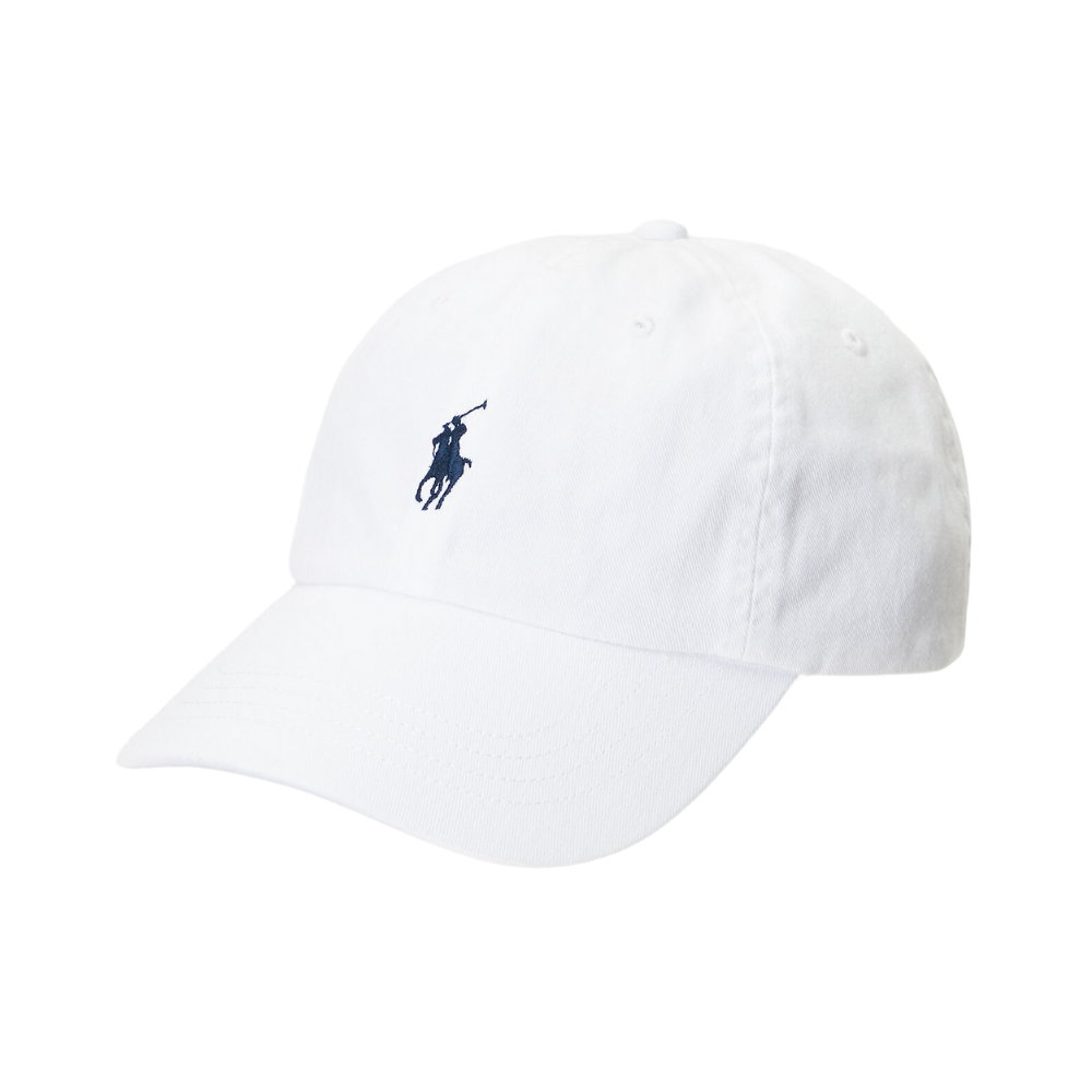 Ralph Lauren Classic Sports Cap - White/Navy