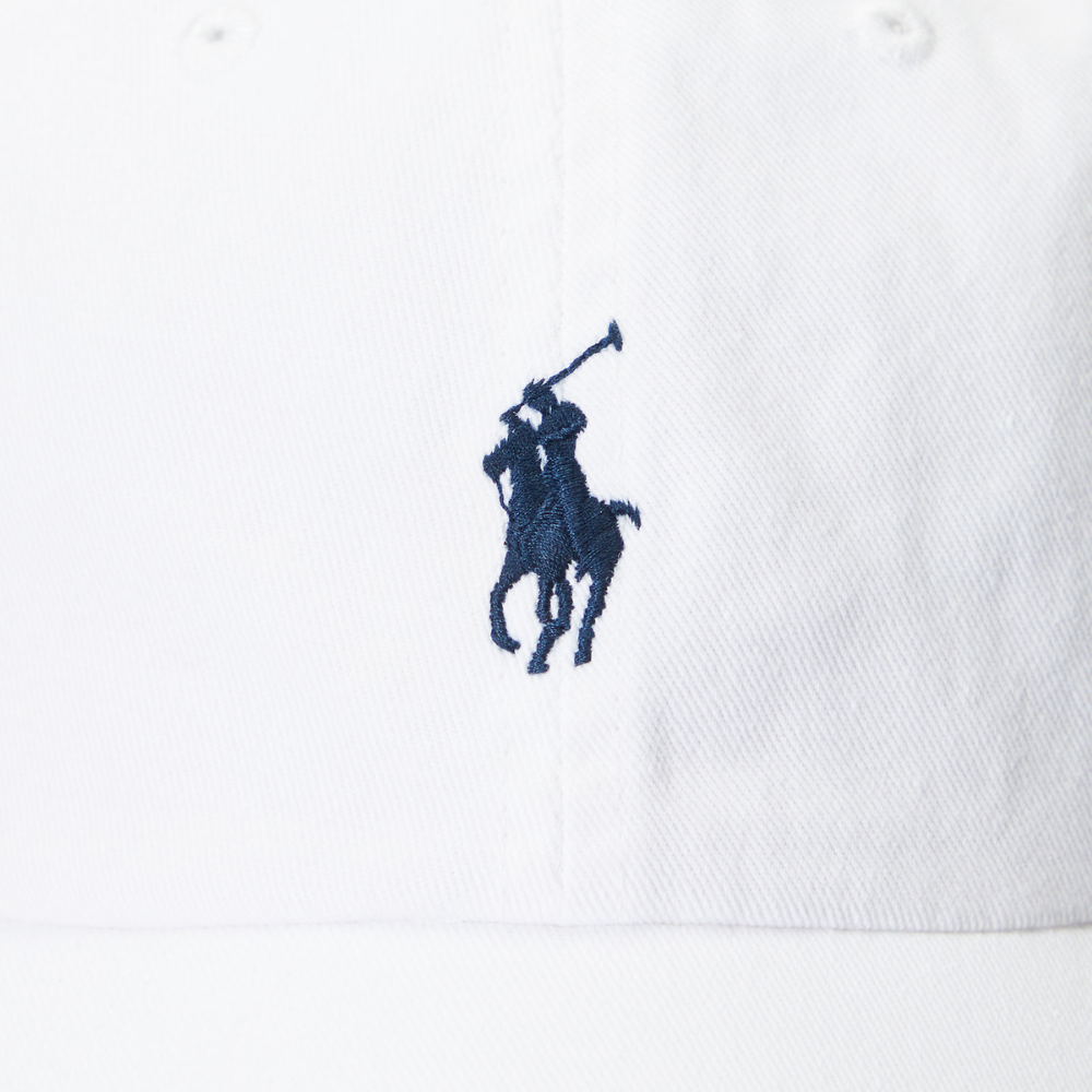 Ralph Lauren Classic Sports Cap - White/Navy