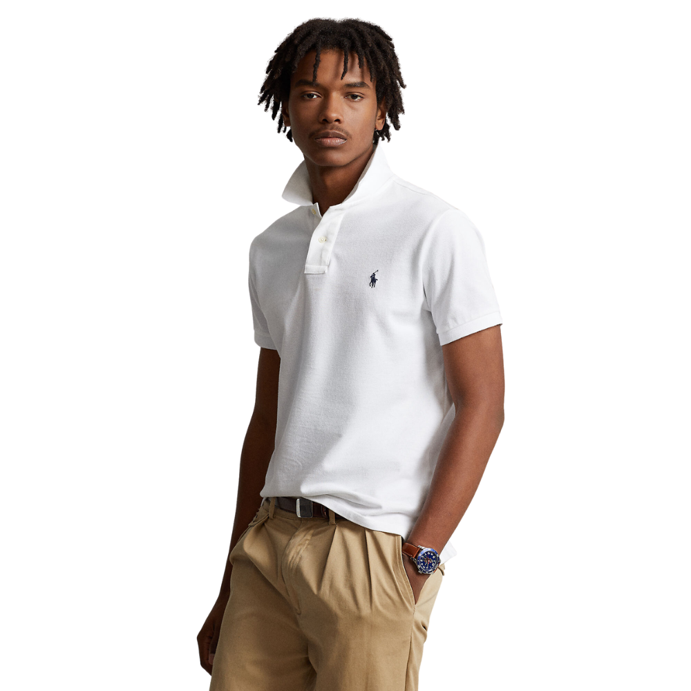 Polo Ralph Lauren The Iconic Mesh Polo Shirt - White