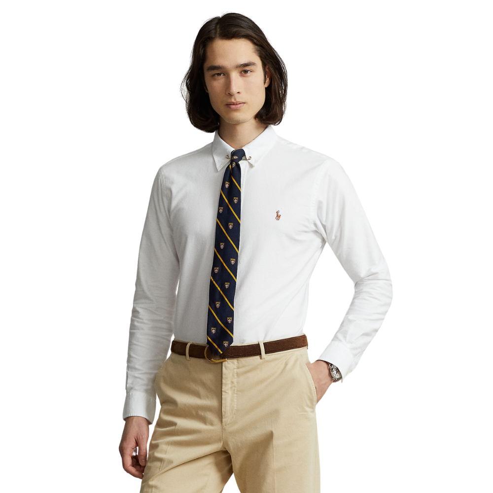 Ralph Lauren Custom Fit Oxford LS Shirt - White