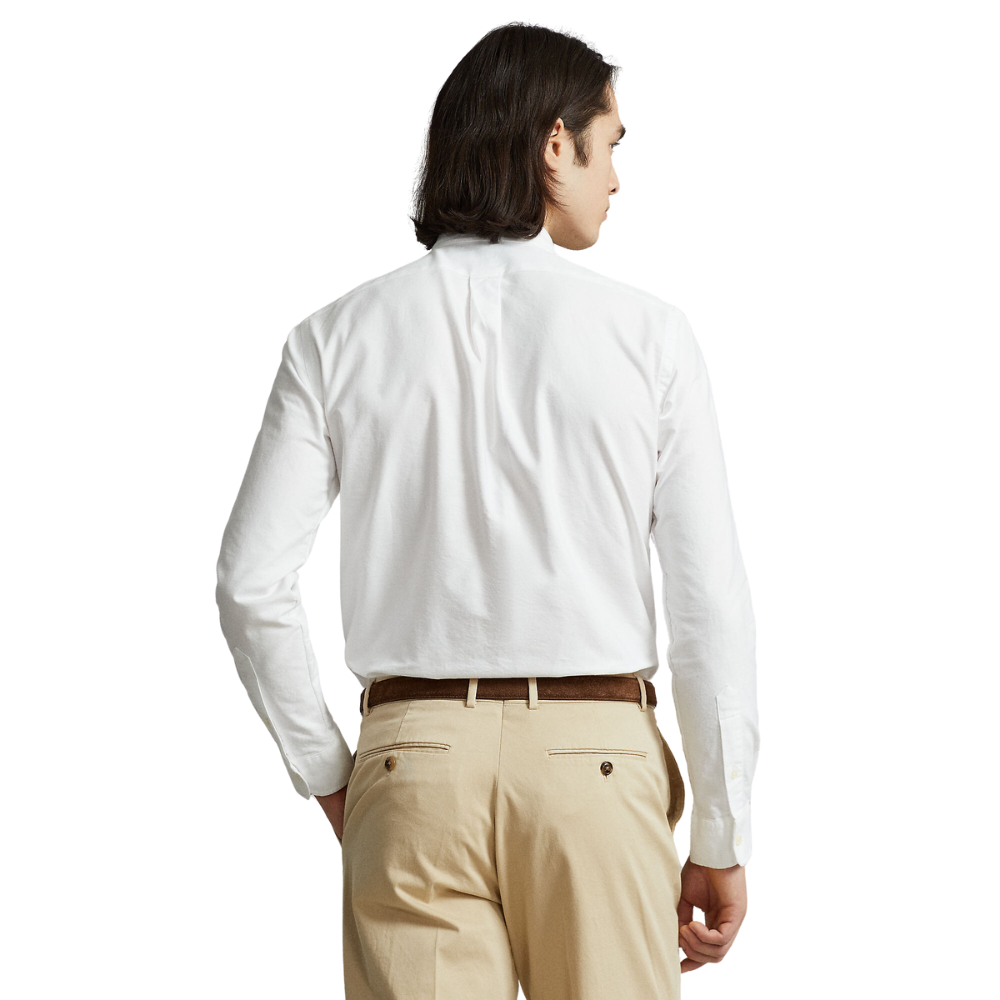 Ralph Lauren Custom Fit Oxford LS Shirt - White