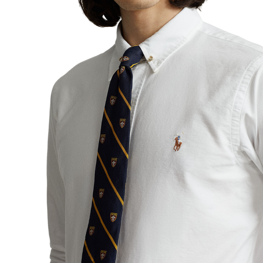 Ralph Lauren Custom Fit Oxford LS Shirt - White