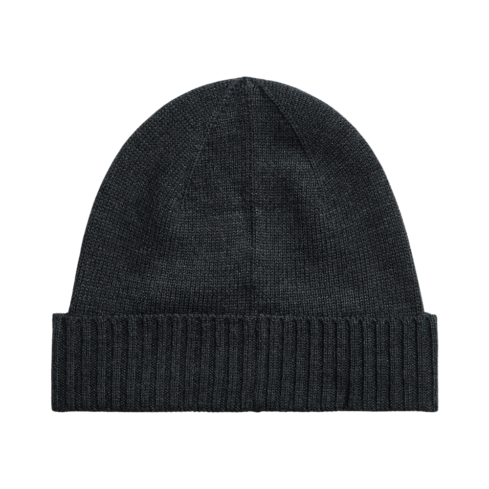 Ralph Lauren Wool Mix Beanie - Dark Granite Heather