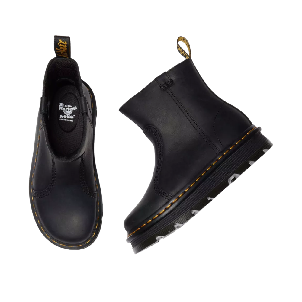 Dr Martens Zebzag Rigger Boot - Black