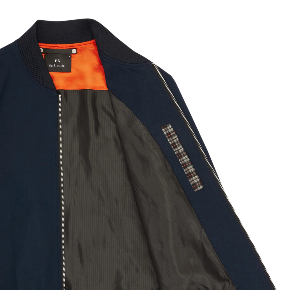 PS Zip Bomber Jacket - Navy