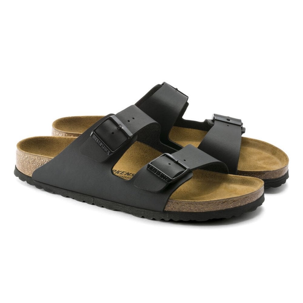 Birkenstock Mens Arizona Birko-Flor Sandal - Black