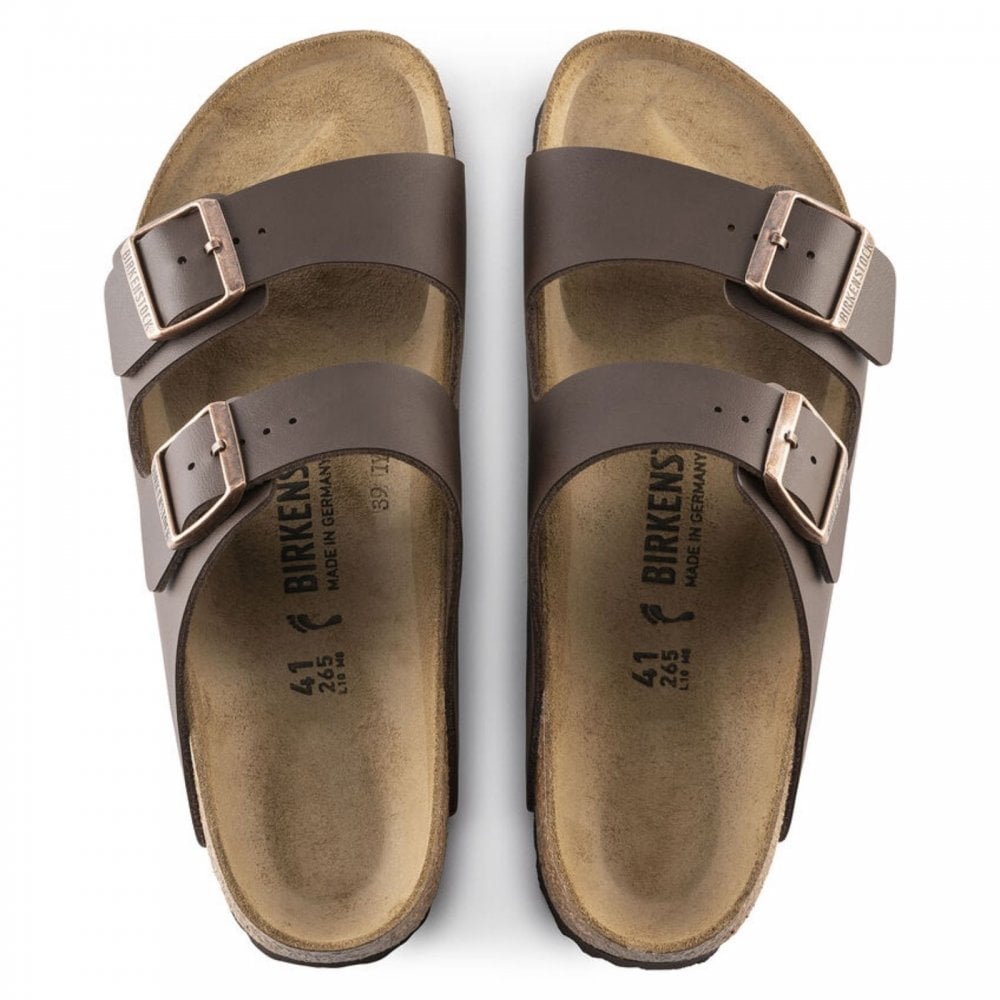 Birkenstock Mens Arizona Birko-Flor Sandal - Dark Brown