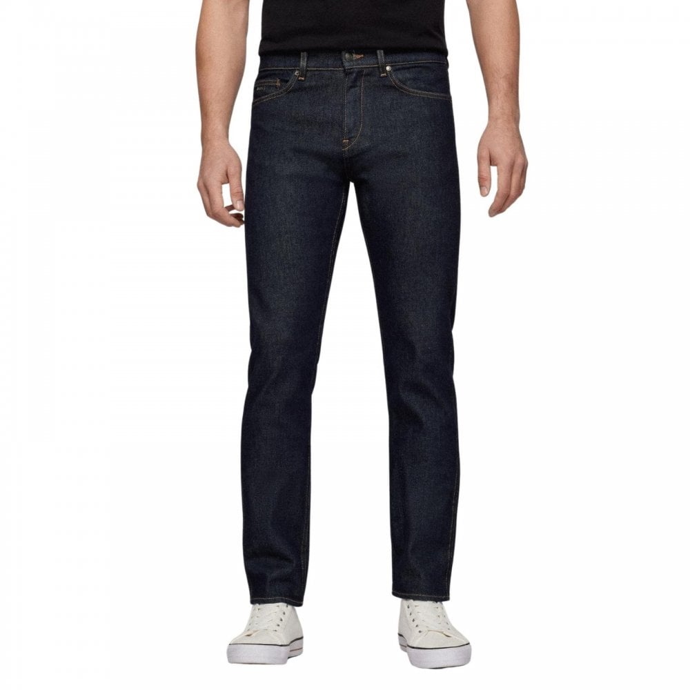 BOSS Delaware 3 Slim Fit Jeans - Dark Rinse