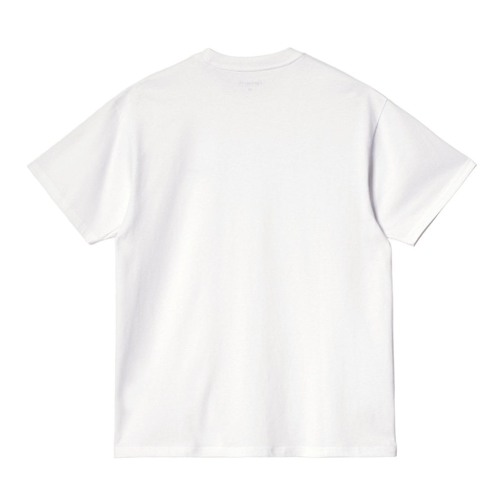 Carhartt WIP S/S American Script T-Shirt - White