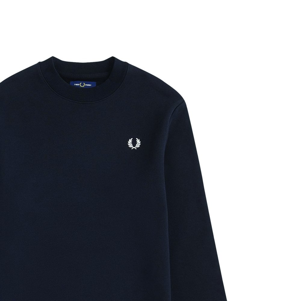 Fred Perry Crew Neck Sweatshirt - Navy