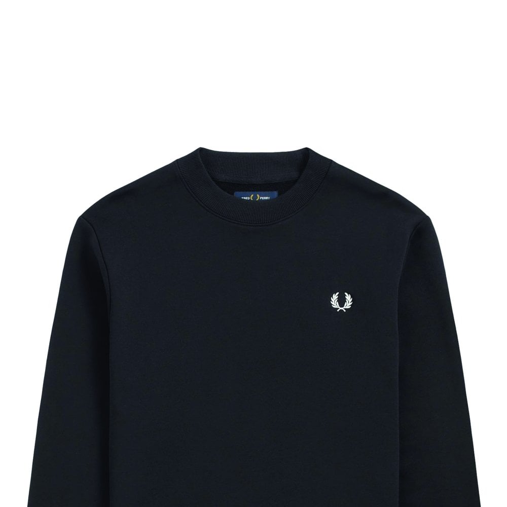 Fred Perry Crew Neck Sweatshirt - Black