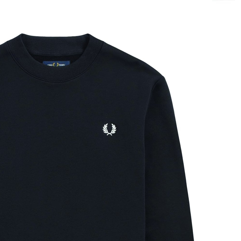 Fred Perry Crew Neck Sweatshirt - Black