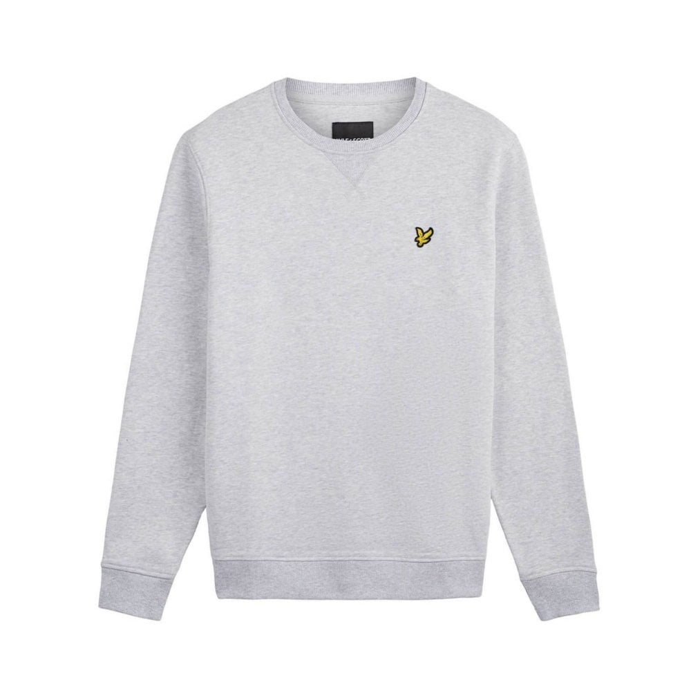 Crew Neck Sweatshirt - Light Grey