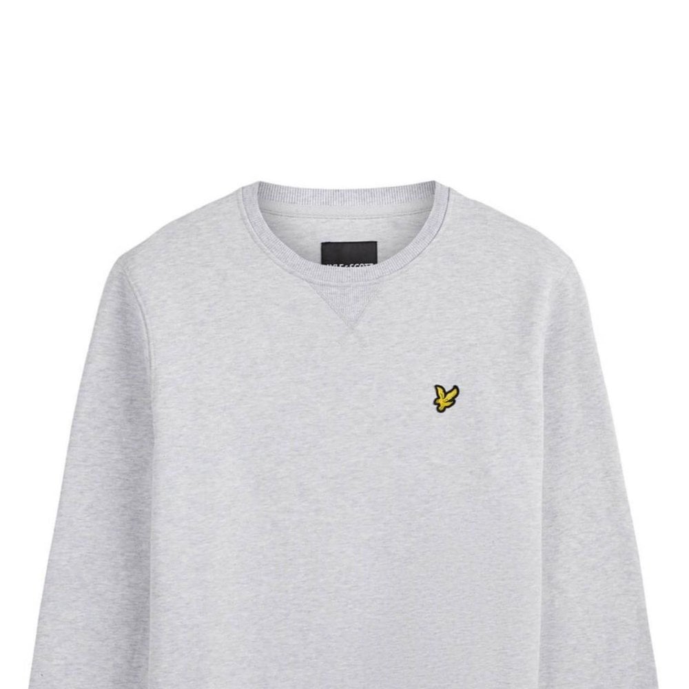 Crew Neck Sweatshirt - Light Grey