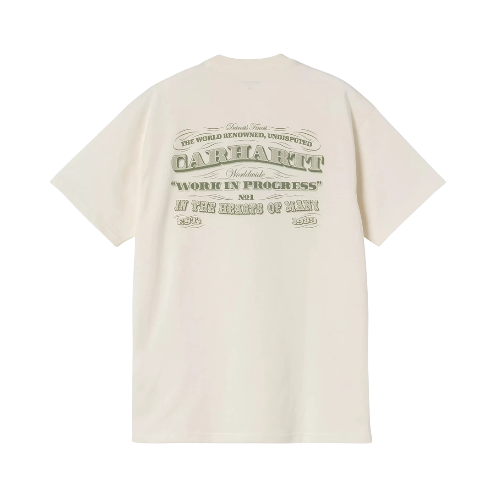 Carhartt WIP S/S 3 One 3 Organic Cotton T-Shirt - Wax