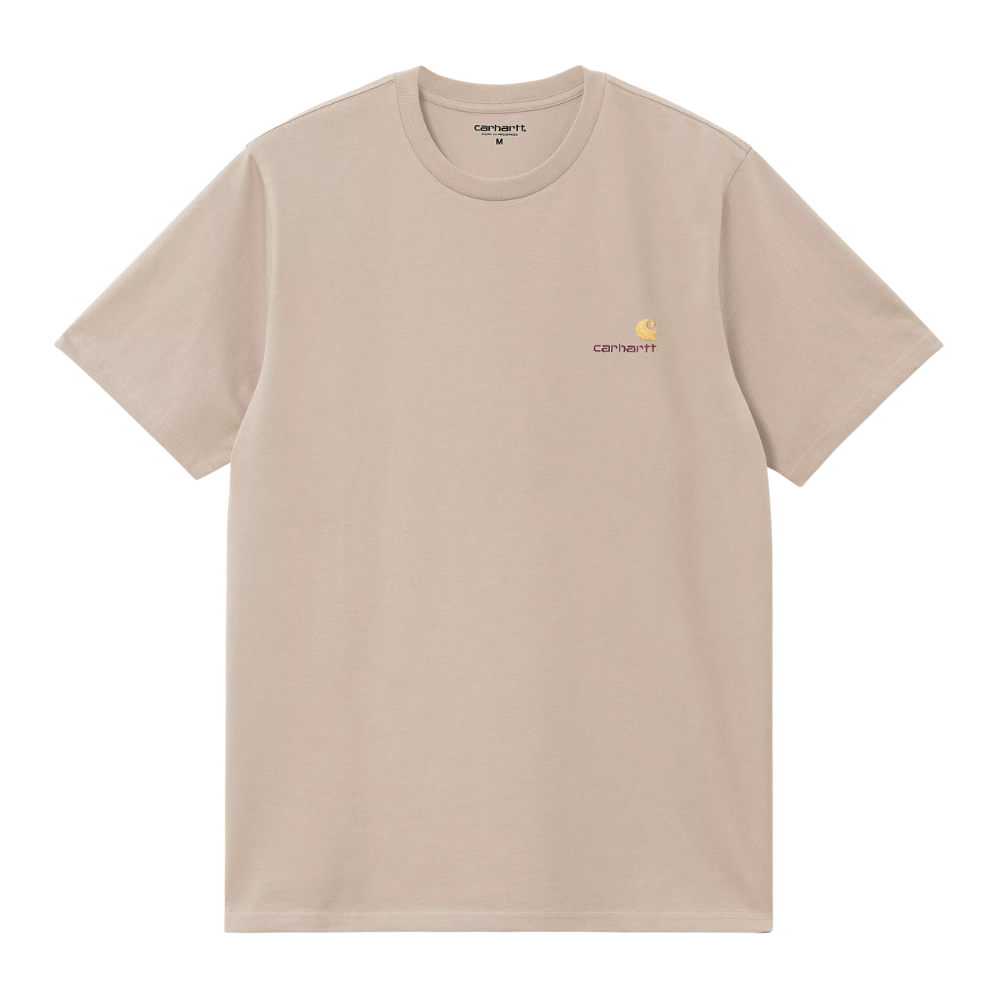 Carhartt S/S American Script T-Shirt - Fleur De Sel