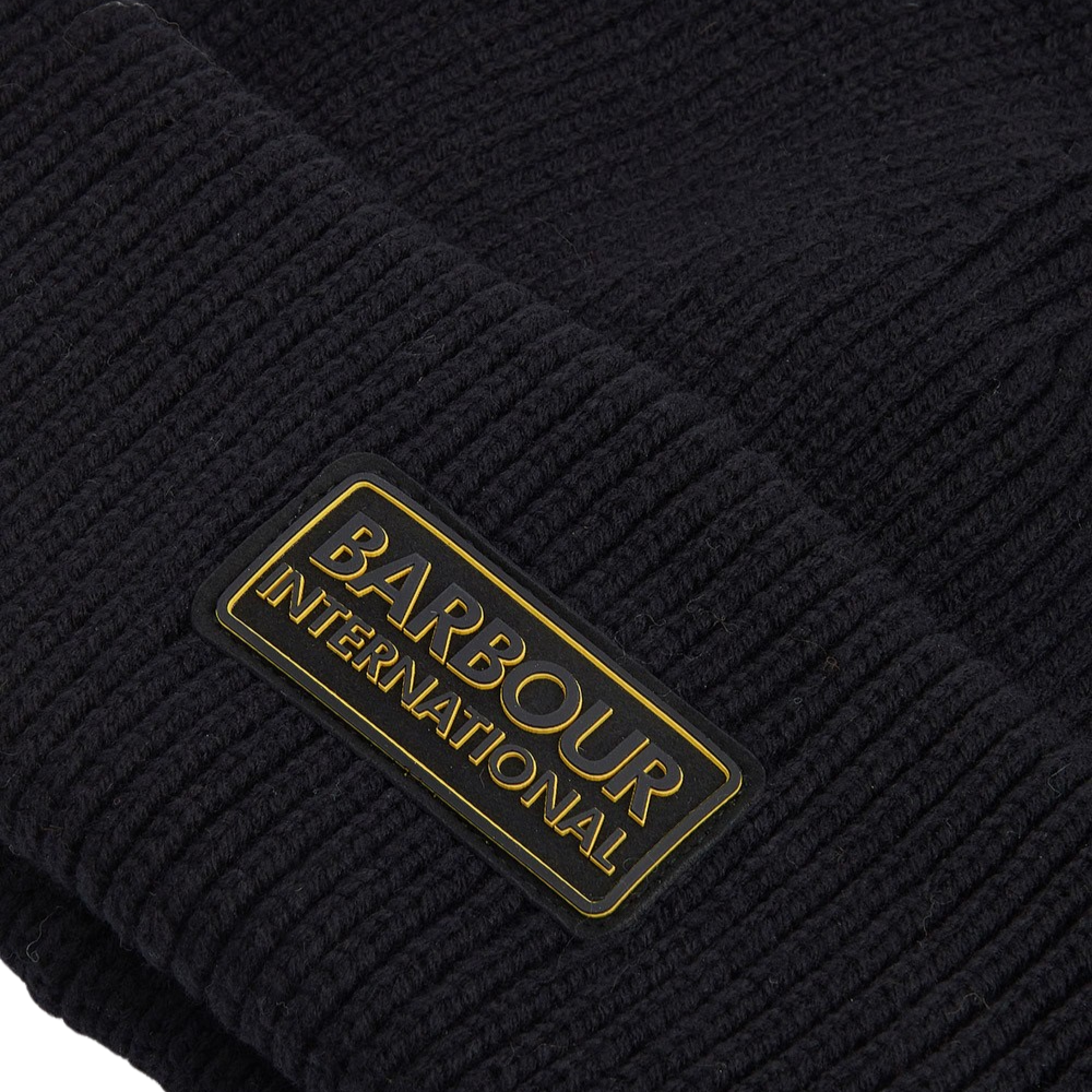 Barbour International Flex Beanie Hat - Black