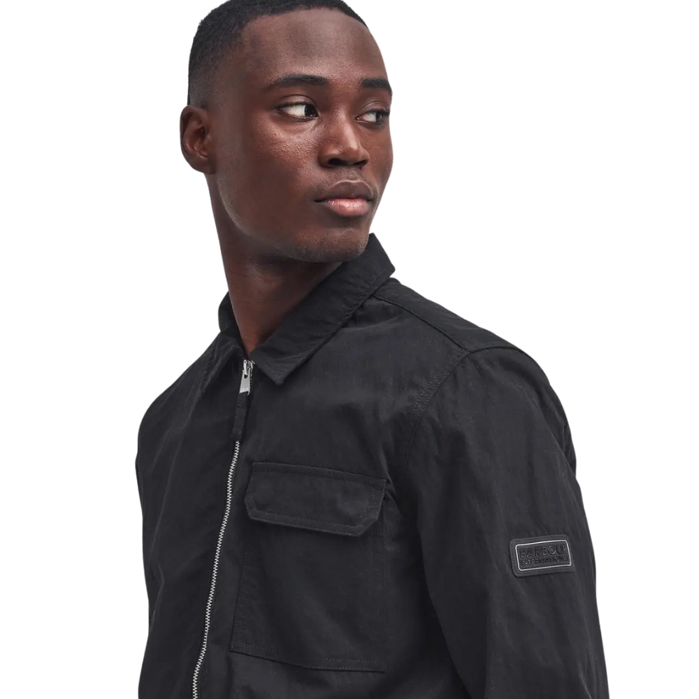 Barbour International Maze Peached Overshirt - Black