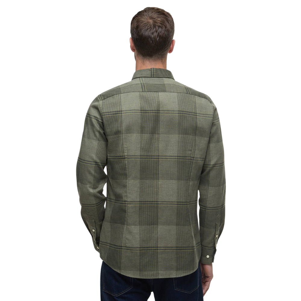 Barbour Heaney Checked Tailored Shirt - Olive