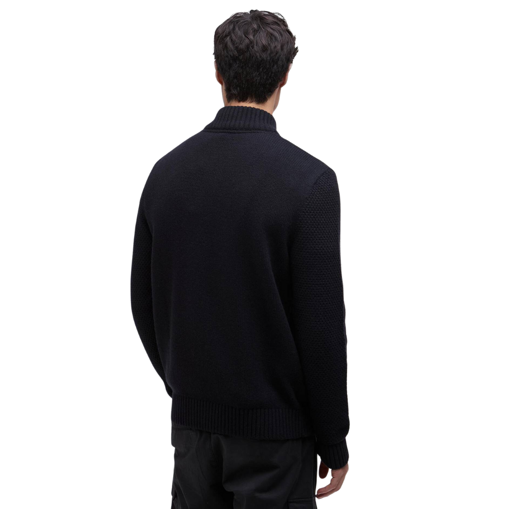 Barbour International Enfield Funnel Neck Jumper - Black