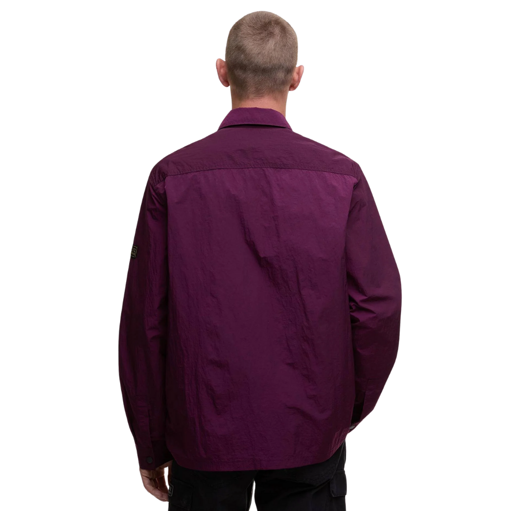 Barbour International Inline Overshirt - Potent Merlot