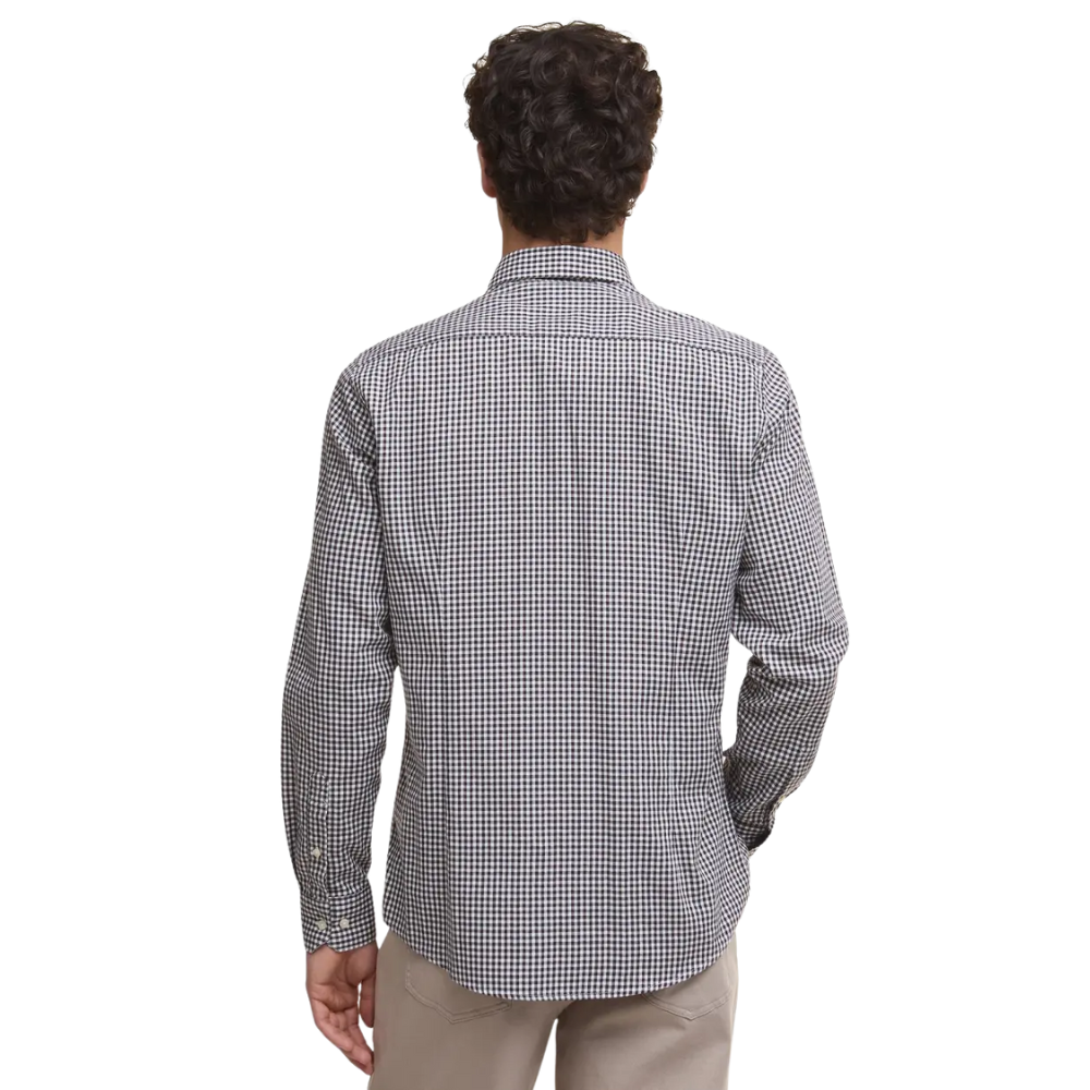 Barbour Padshaw Tailored Gingham Shirt - Dark Oak