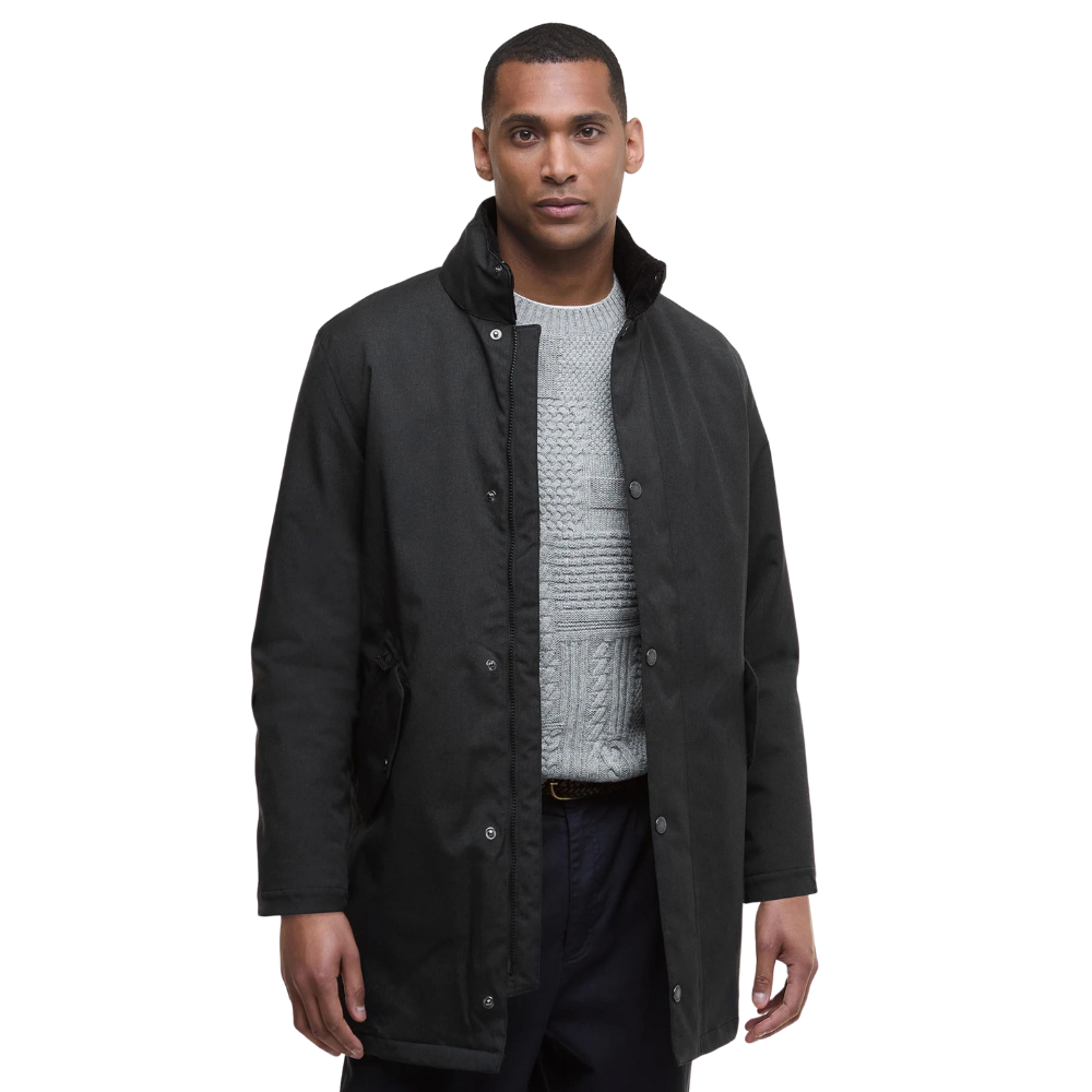 Barbour Winter Powell Waterproof Jacket - Black