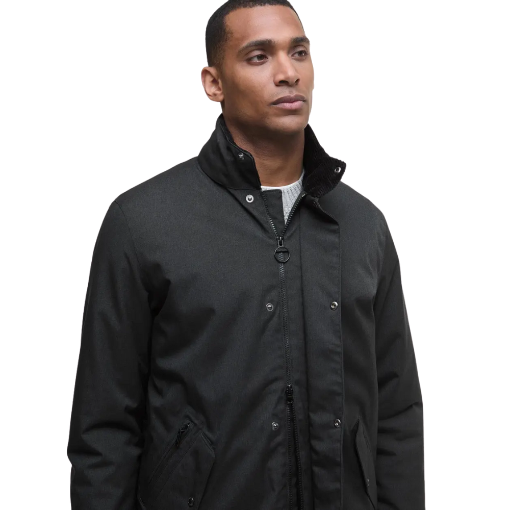 Barbour Winter Powell Waterproof Jacket - Black