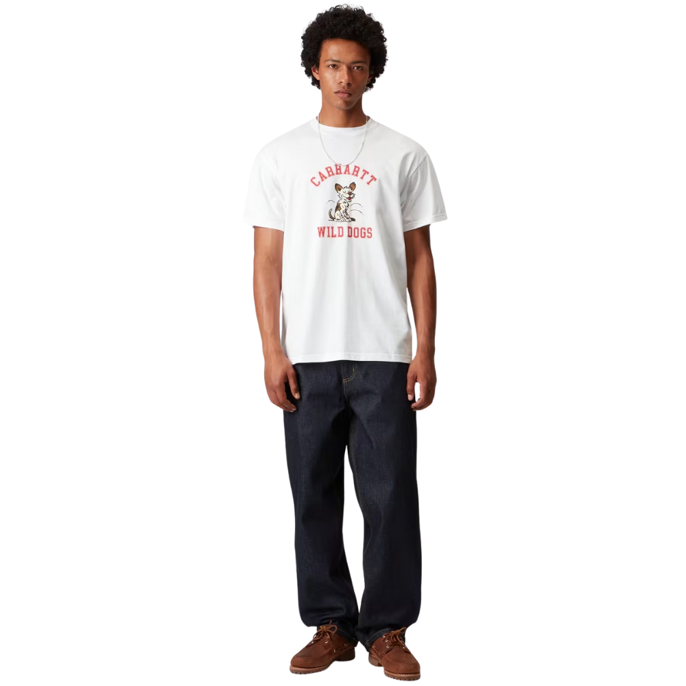 Carhartt WIP S/S Wild Dog Cotton T-Shirt - White