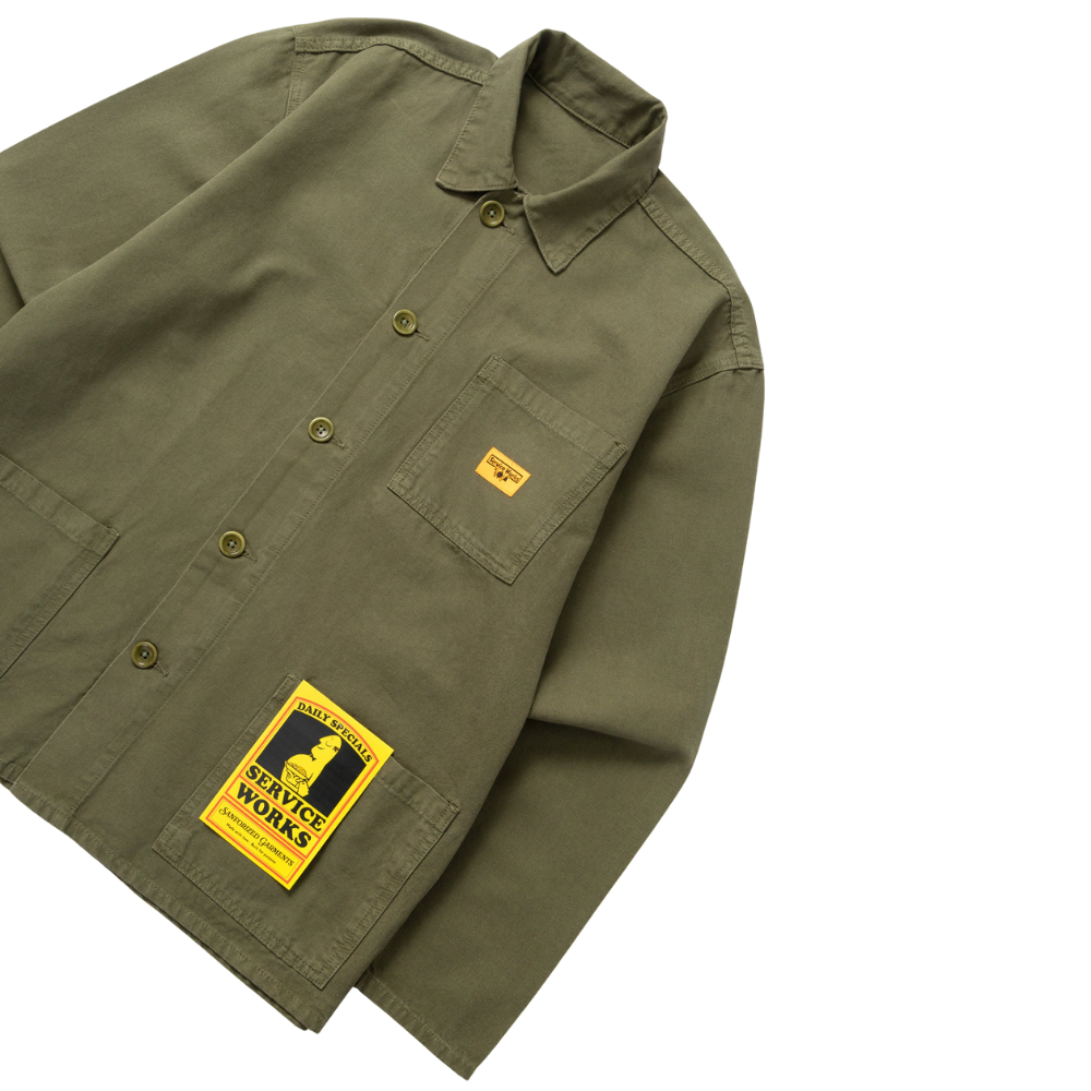 Service Works Canvas Chore Shirt - Olive