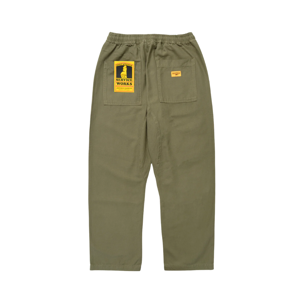 Service Works Classic Chef Pants - Olive