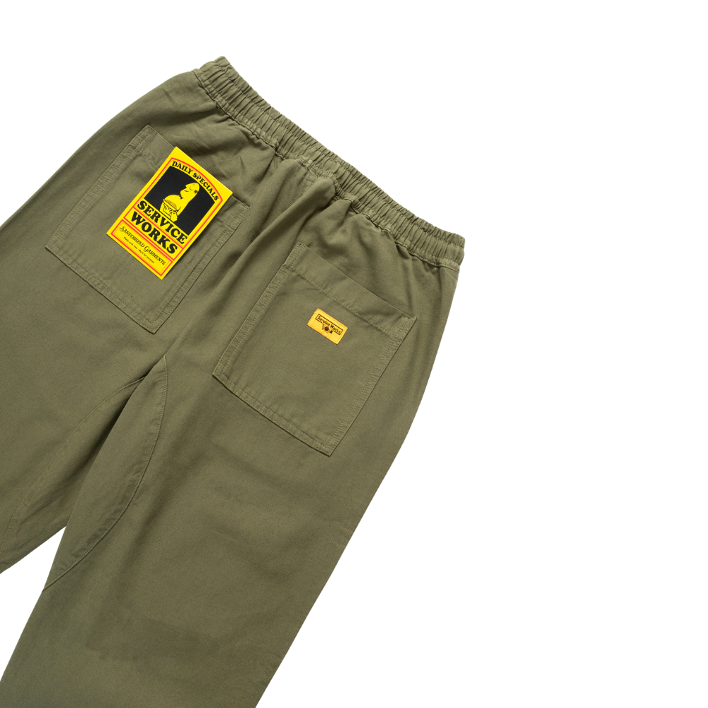 Service Works Classic Chef Pants - Olive