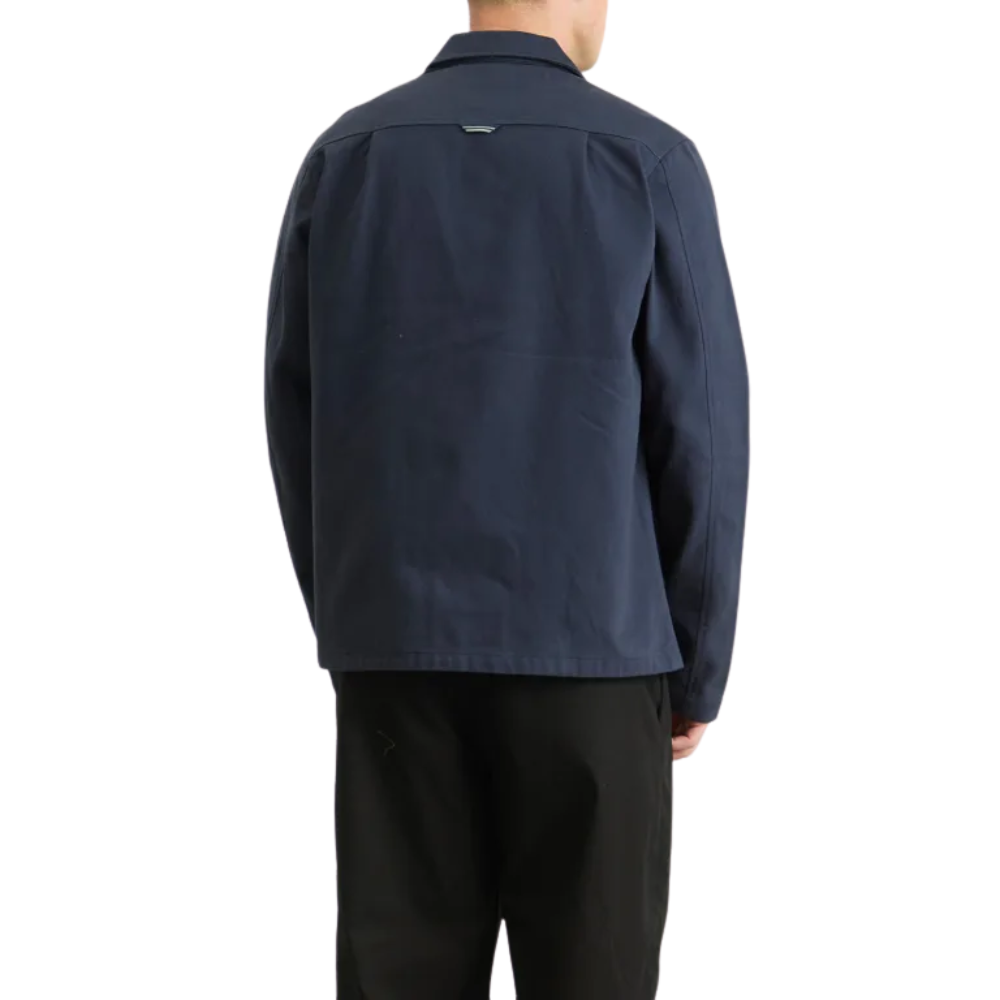 Fred Perry Bedford Cord Overshirt - Dark Airforce