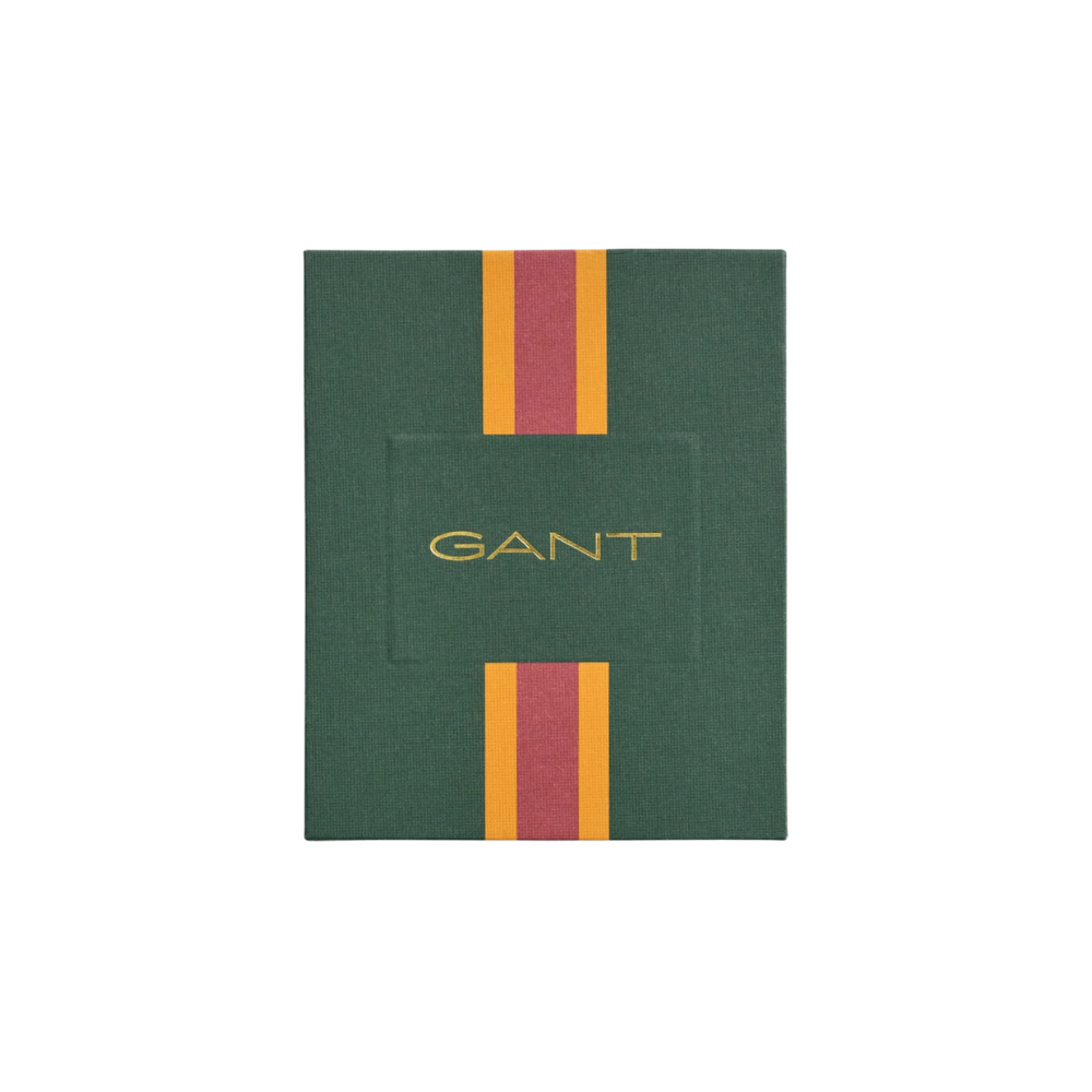 GANT Houndstooth & Solid Socks 2-Pack Gift Box - Black